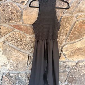 Elegant Black Sleeveless Maxi Dress